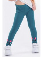 Лосины из футера двухнитки с начесом для девочки Bonito