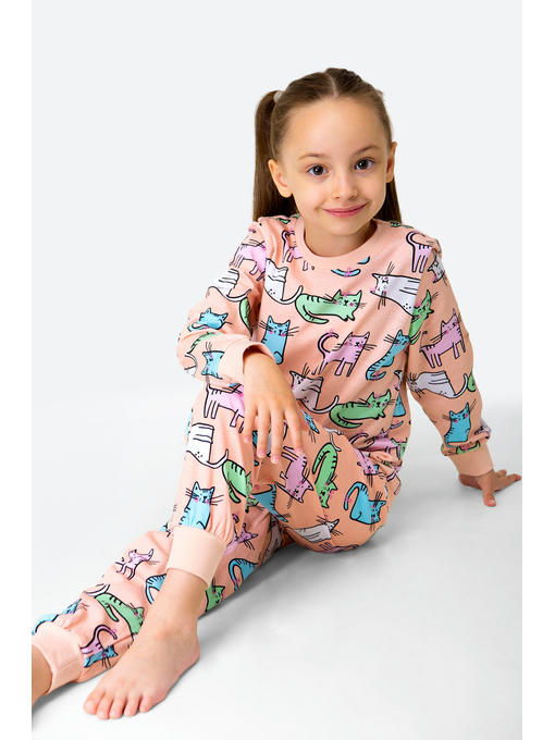 Хлопковая пижама для девочки Bonito — изображение 2