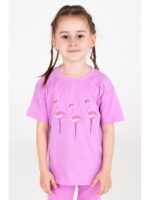 Хлопковая футболка для девочки Takro