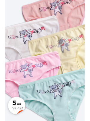 Трусы для девочки 5шт. Nicoletta