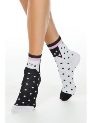 Хлопковые носки HAPPY c рисунками Conte Elegant