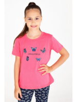 Хлопковая футболка для девочки Takro
