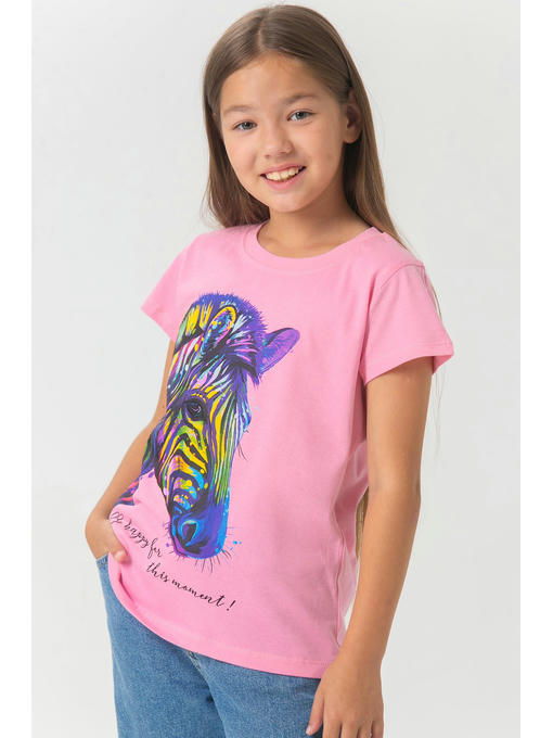 Хлопковая футболка для девочки Bonito — изображение 3