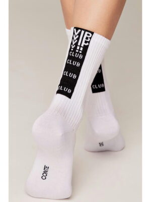 Удлиненные женские носки из хлопка Conte Elegant