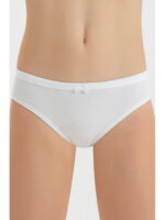 Белые классические трусики для девочки Baykar
