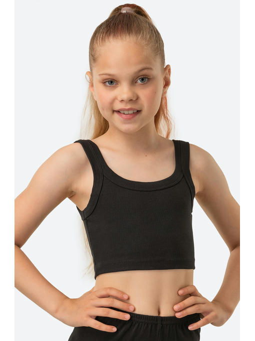 Майка-топ в рубчик для девочки Baykar