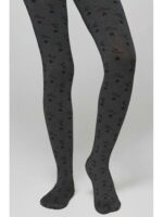 Плотные капроновые колготки для девочки с узором 50 Den Conte Elegant