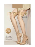 Матовые эластичные носки из микрофибры 2 пары 40 Innamore