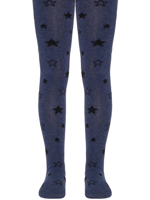 Плотные колготки для девочки с рисунком Conte-kids