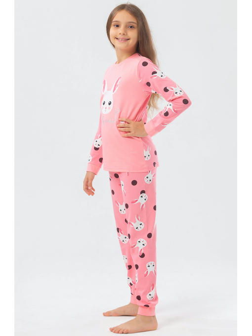 Хлопковая пижама для девочки с эластаном Bonito — изображение 2