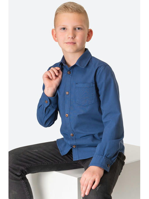 Рубашка из плотного хлопка для мальчика Bonito — изображение 4