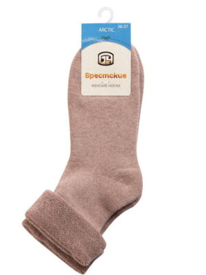 Женские махровые носки с отворотом Брестские