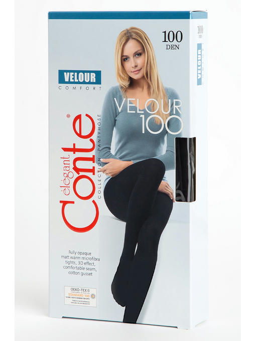 Женские матовые колготки 100 ден Conte Elegant — изображение 2