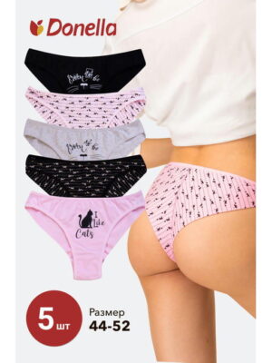 Женские трусы-бразилиана 5 шт. Donella