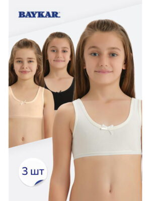 Майка-топ для девочки 3шт. Baykar