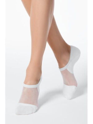 женские носки укороченные с капроновой вставкой Conte Elegant