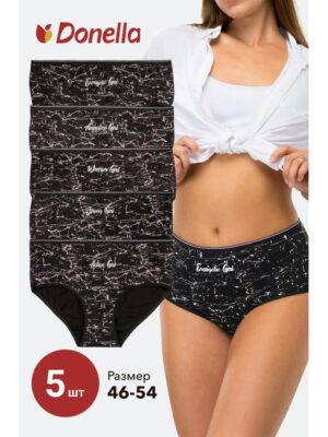 Женские трусы-слипы с высокой посадкой 5 шт. Donella