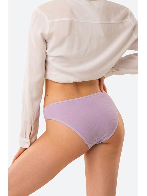 Женские трусы-слипы в рубчик 5 шт. Nicoletta — изображение 4