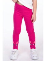 Лосины из футера двухнитки с начесом для девочки Bonito