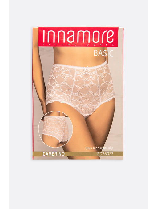 Женские кружевные трусы-слипы с высокой посадкой Innamore — изображение 3