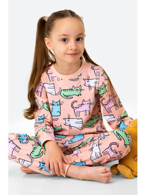 Хлопковая пижама для девочки Bonito