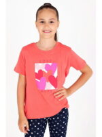 Хлопковая футболка для девочки Takro