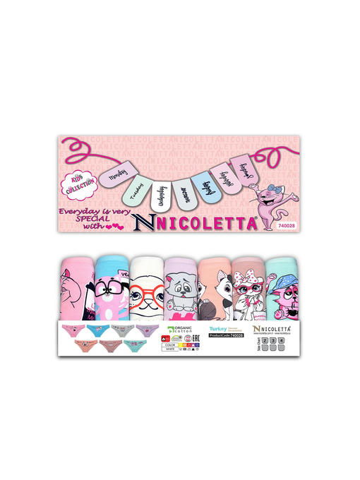 Трусы для девочки 7шт. Nicoletta — изображение 3