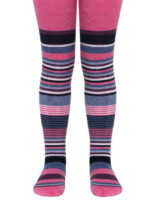 Теплые махровые колготки для девочки с рисунком Conte-kids