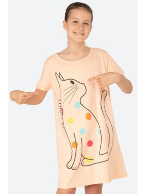 Хлопковая сорочка для девочки Bonito