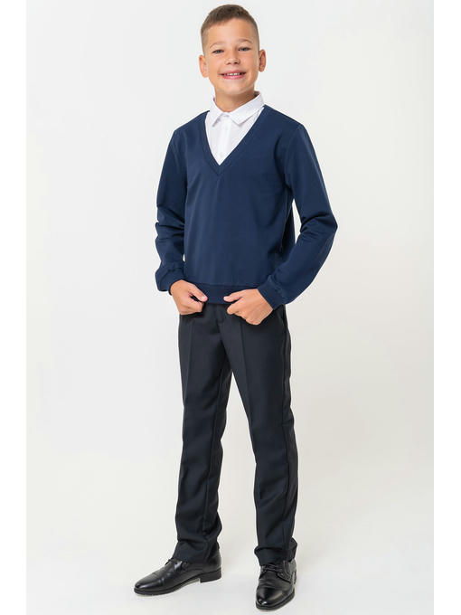 Джемпер-рубашка для мальчика из футера Bonito — изображение 2