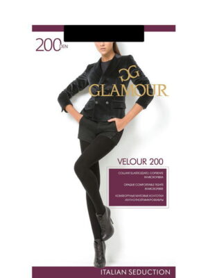 Женские плотные матовые колготки 200 ден Glamour