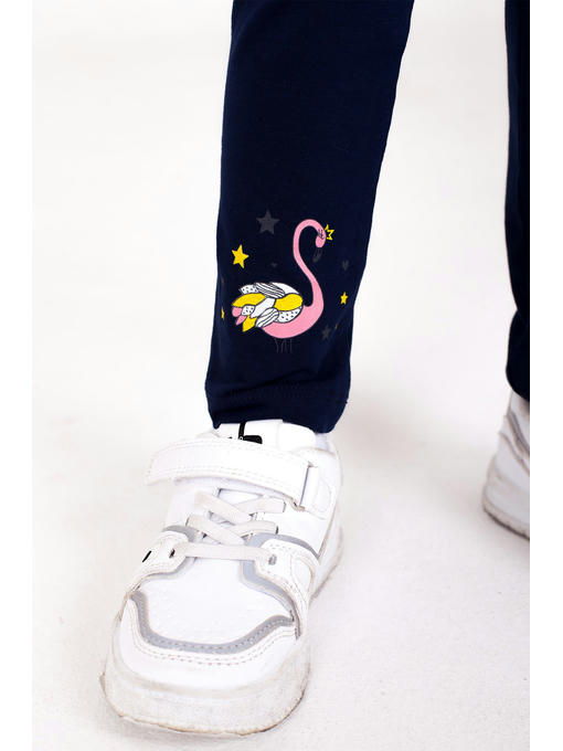 Хлопковые лосины с лайкрой для девочки Takro — изображение 3