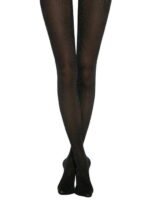 Женские сияющие колготки с имитацией мелкой сетки 40 Conte Elegant