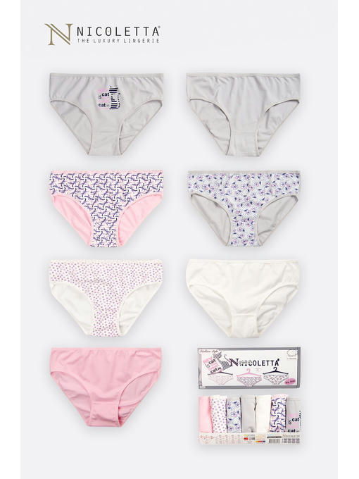 Женские трусы-слипы 7 шт. Nicoletta — изображение 2