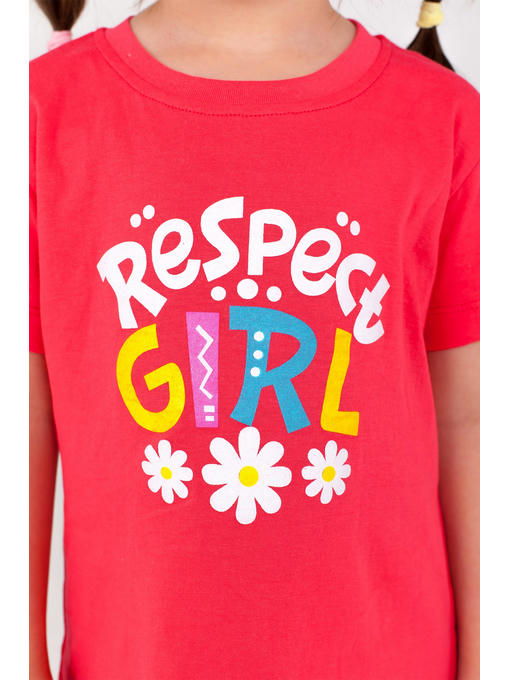 Хлопковая футболка для девочки Takro — изображение 3