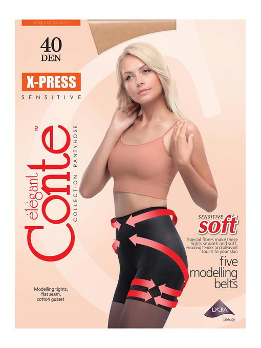 Женские утягивающие колготки 40 ден Conte Elegant — изображение 2