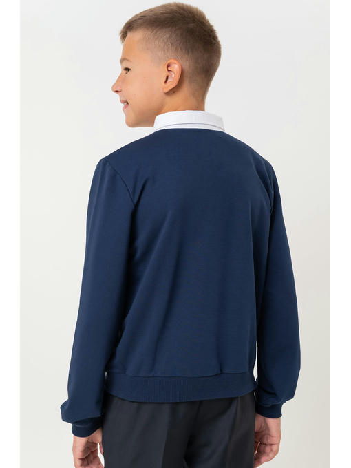 Джемпер-рубашка для мальчика из футера Bonito — изображение 4