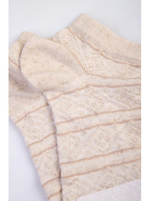 Женские укороченные носки с добавлением вискозы и льна Брестские — изображение 2