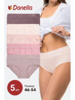 Женские трусы-слипы с высокой посадкой 5 шт. Donella