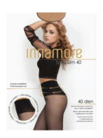 Женские эластичные колготки с ультрашироким утягивающим поясом 40 Innamore