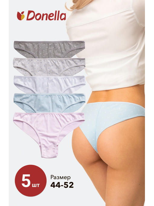 Женские трусы-бразилиана 5 шт. Donella