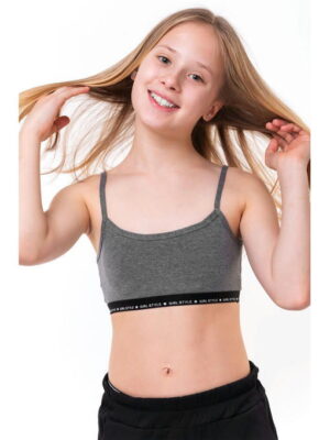 Майка-топ с вкладышими для девочки Baykar