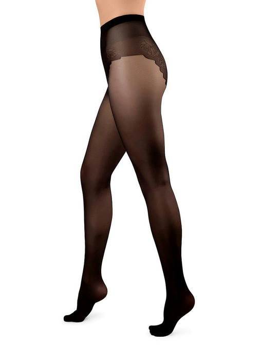 Женские шелковистые колготки с ажурными трусиками-бикини 40 Incanto — изображение 2