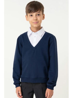 Джемпер-рубашка из футера для мальчика Bonito