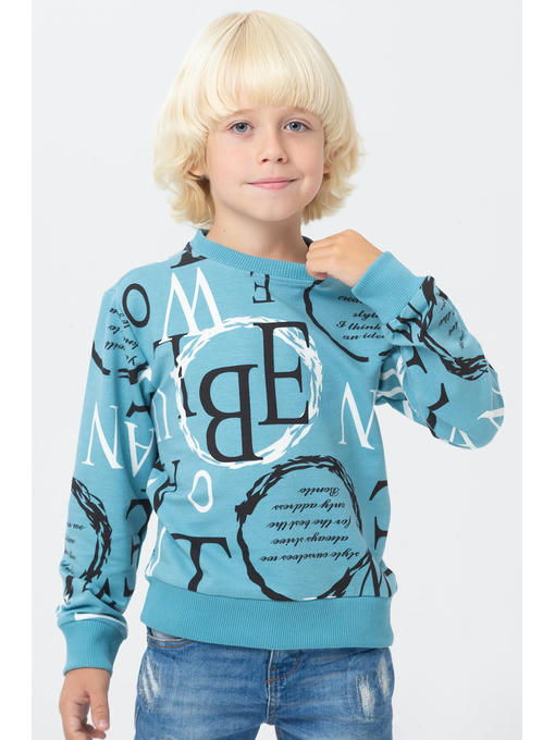 Джемпер из футера двухнитки для мальчика Bonito — изображение 3