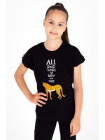 Хлопковая футболка для девочки Takro