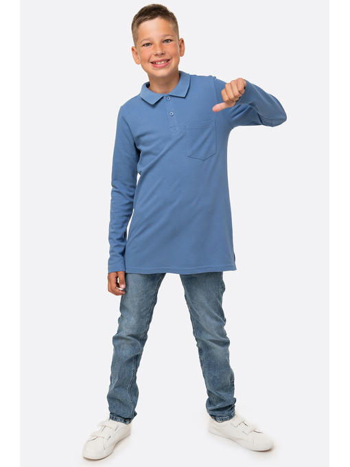 Поло с длинным рукавом для мальчика Bonito — изображение 2
