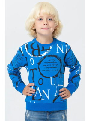 Джемпер из футера двухнитки для мальчика Bonito