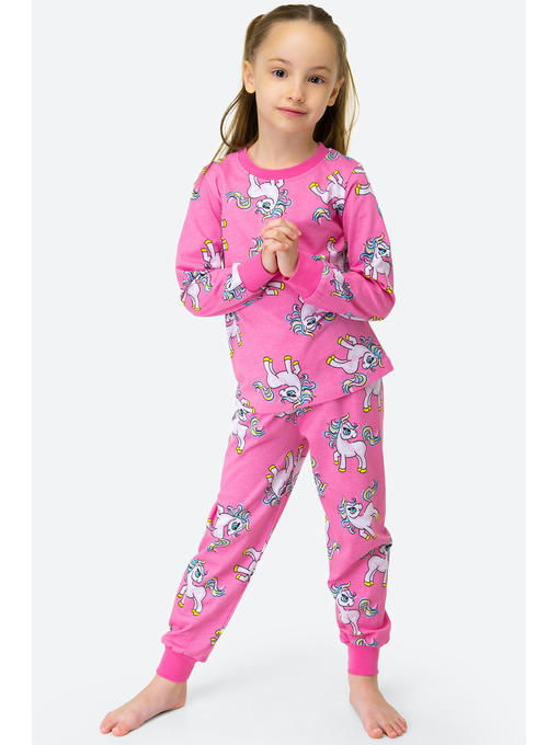 Хлопковая пижама для девочки Bonito — изображение 2