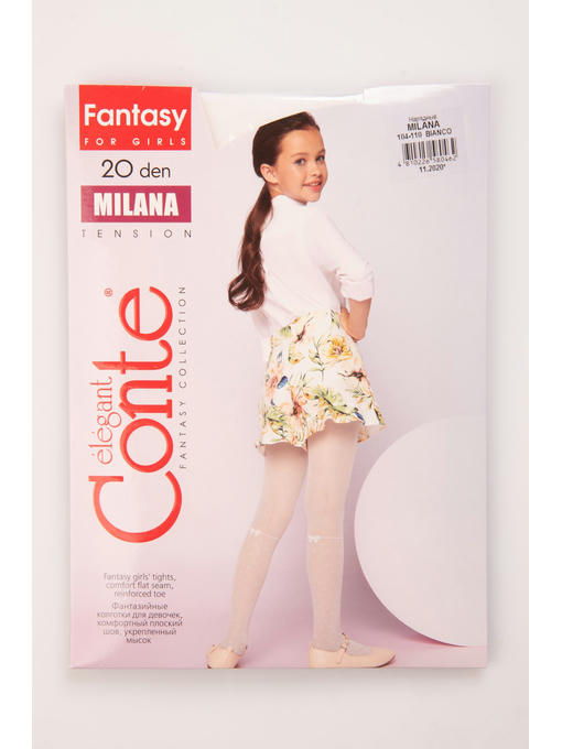 Колготки для девочек с имитацией гольфов в горошек MILANA 20 Conte Elegant — изображение 2